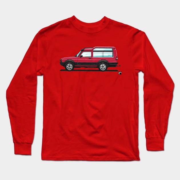 Geo3Doodles Chrysler Talbot Matra Rancho Doodle Long Sleeve T-Shirt by Geo3doodles